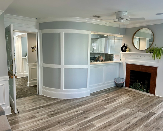 Reception Desk At Saco Family Dentistry